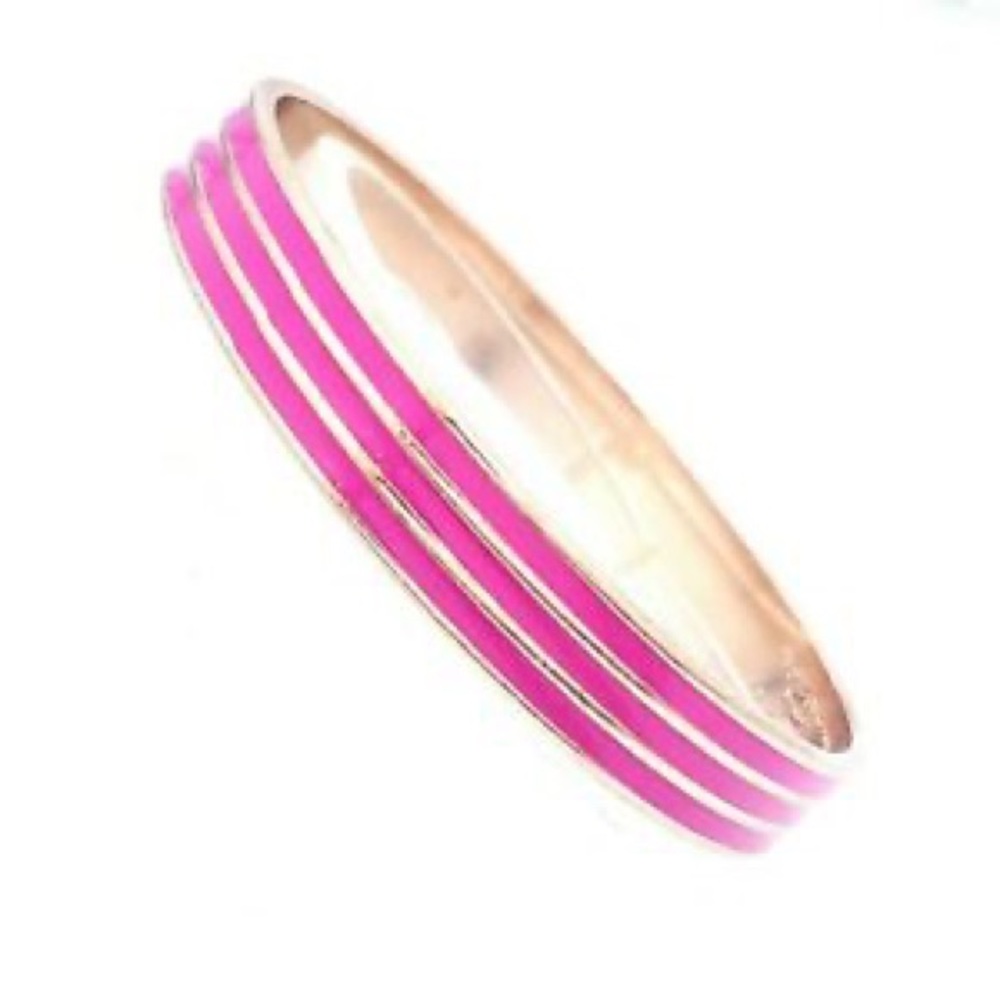 Oscar De La Renta Pink Cuff Bracelet